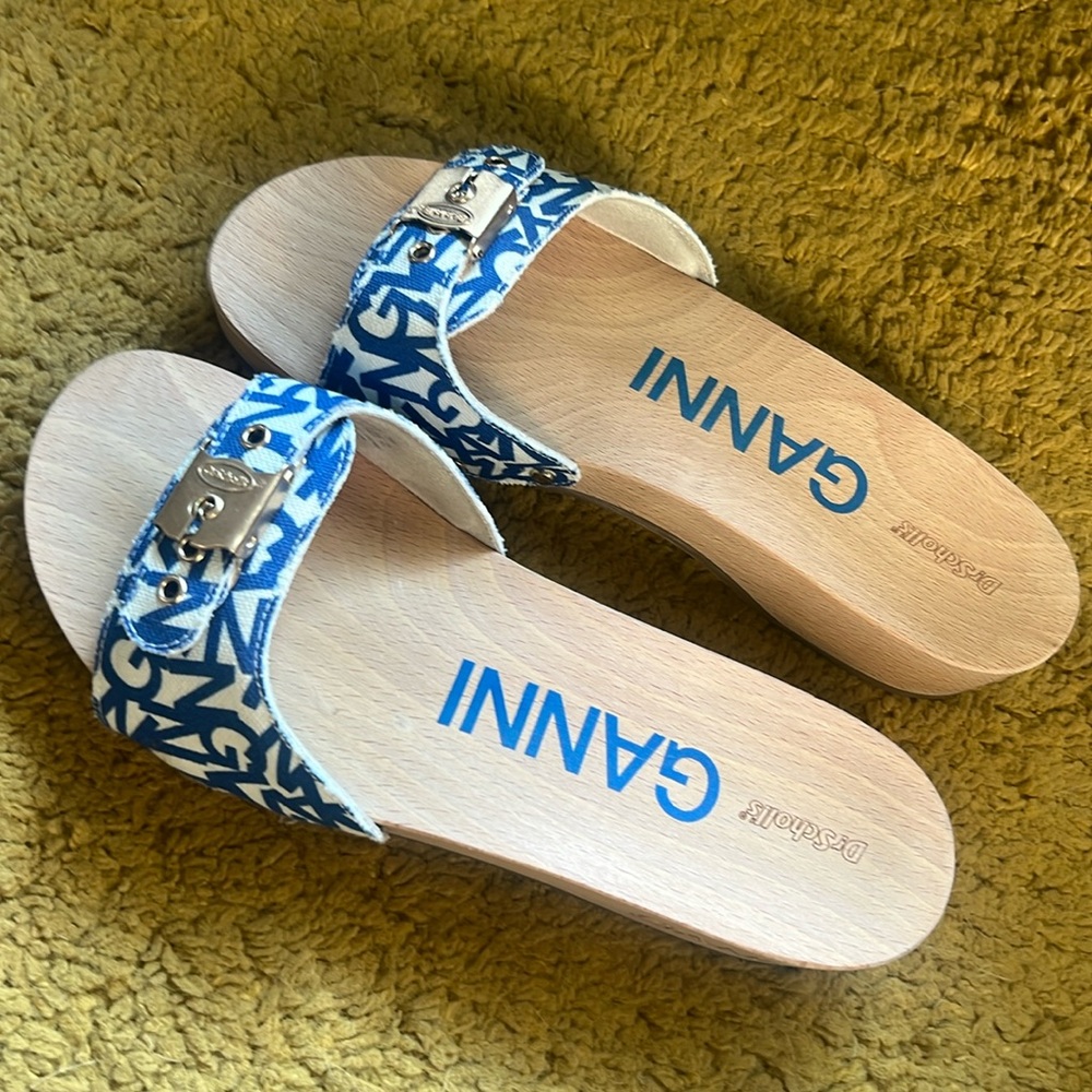 Ganni x Dr Scholls clogs